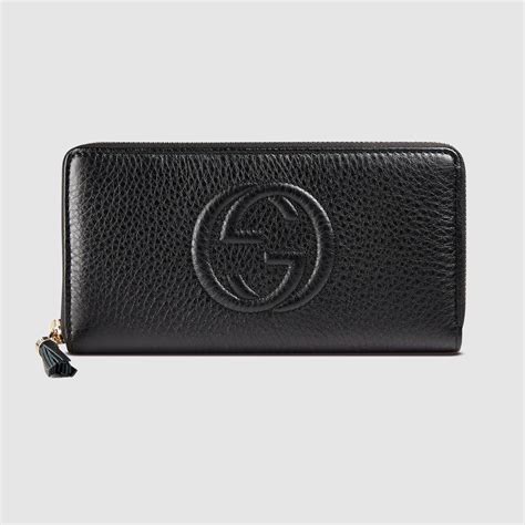 gucci leather coin wallet|gucci leather wallet women.